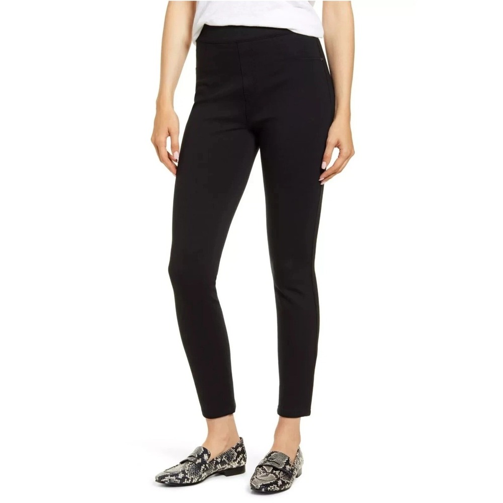 Spanx Black High Waisted‎ Ponte Leggings Slim Tapered Pants Size M 20202R M 186